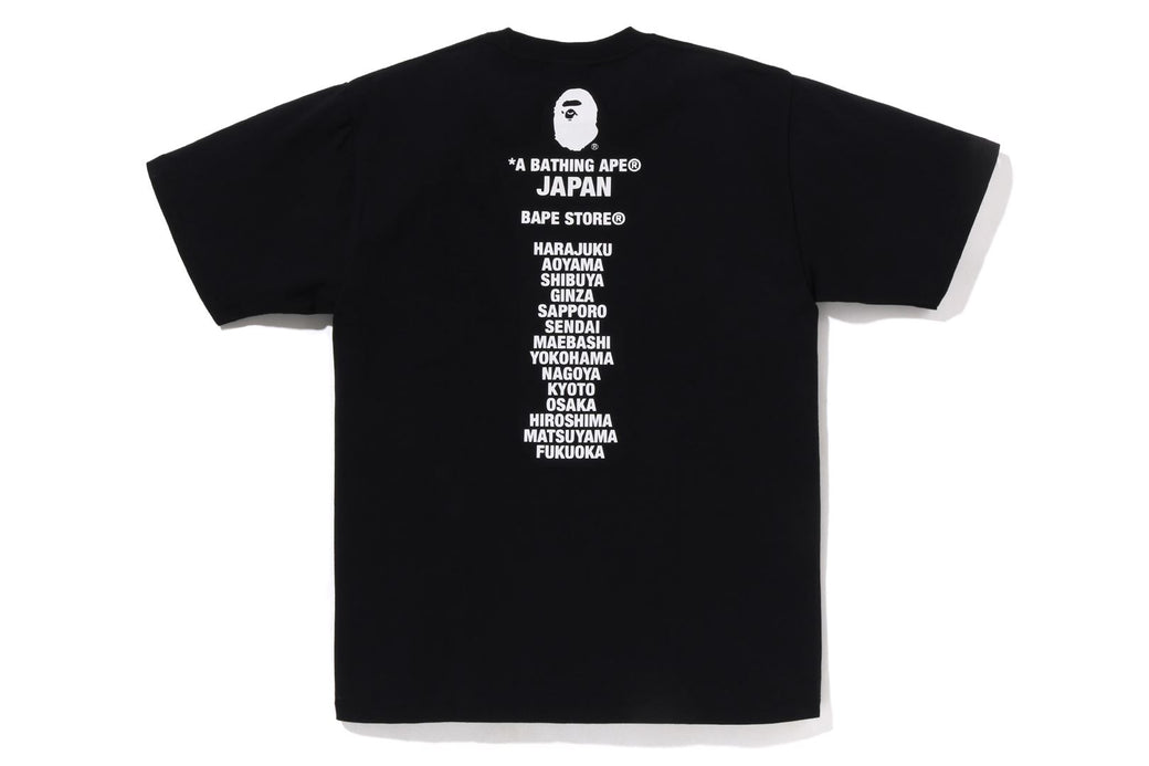 BAPE Japan Ape Head Tee - Black