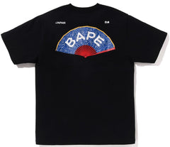 BAPE Japanese Fan Tee - Black