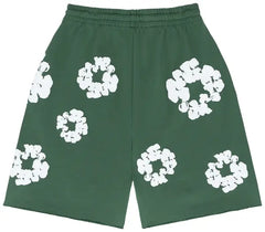 Denim Tears The Cotton Wreath Sweatshorts - Green