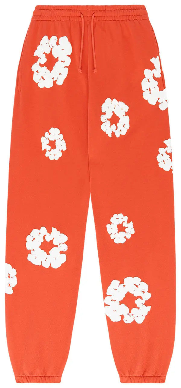 Denim Tears The Cotton Wreath Sweatpants - Orange