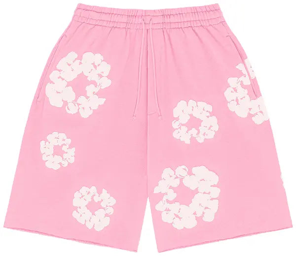 Denim Tears The Cotton Wreath Sweatshorts - Pink