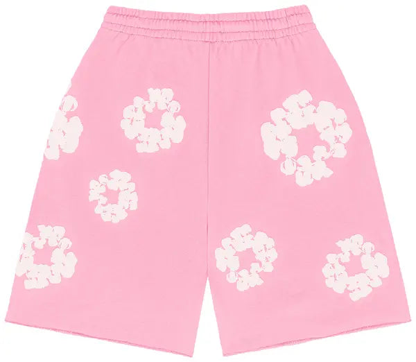 Denim Tears The Cotton Wreath Sweatshorts - Pink