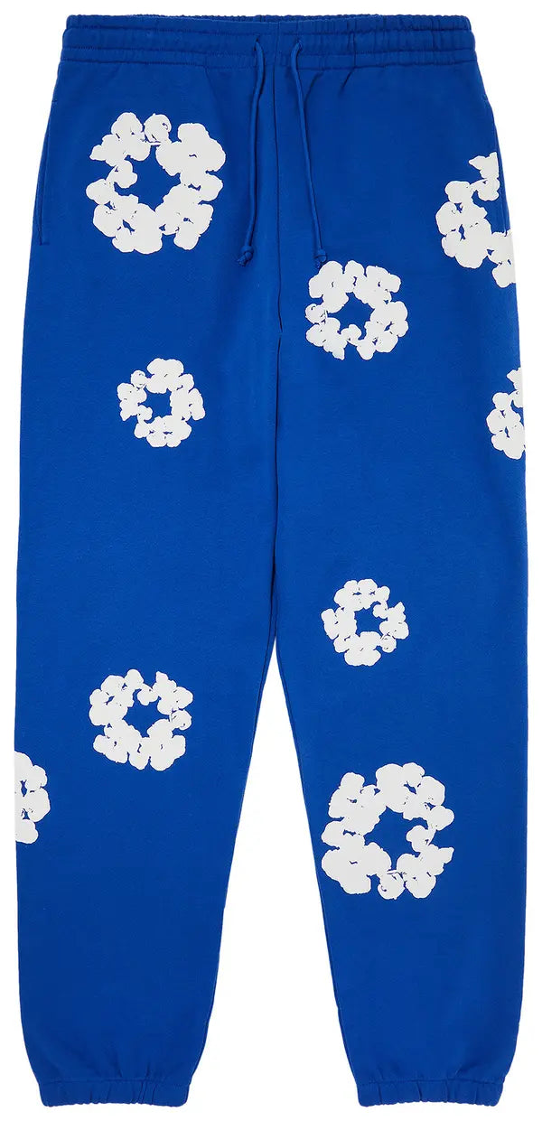 Denim Tears The Cotton Wreath Sweatpants - Royal Blue