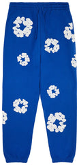 Denim Tears The Cotton Wreath Sweatpants - Royal Blue