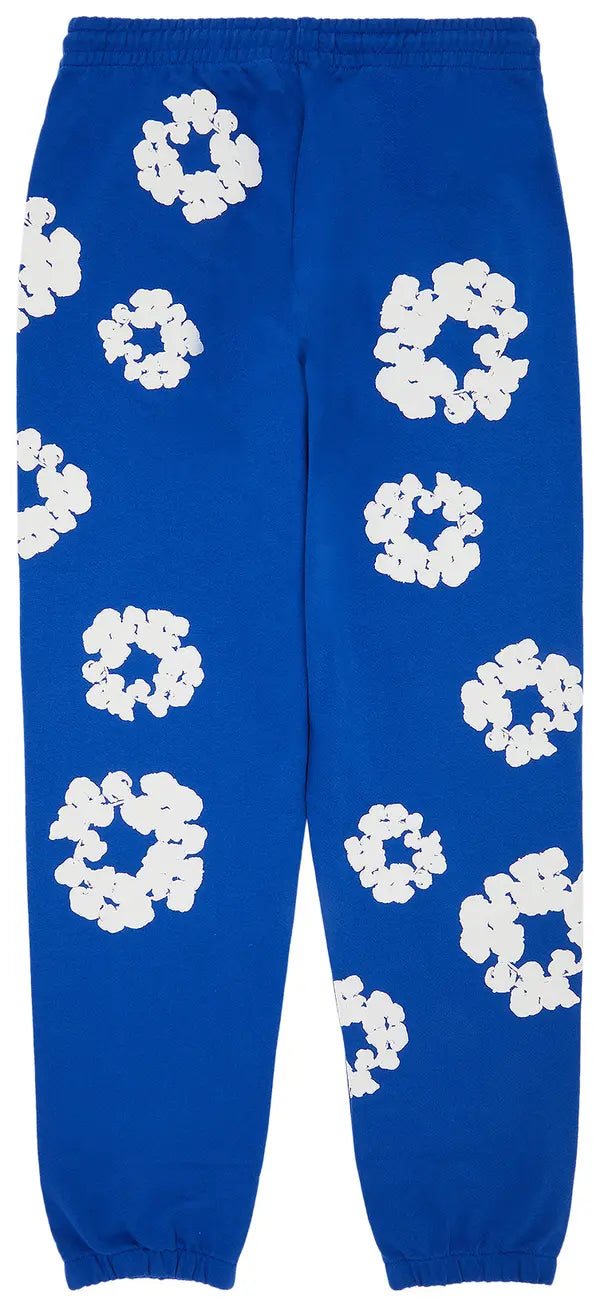 Denim Tears The Cotton Wreath Sweatpants - Royal Blue