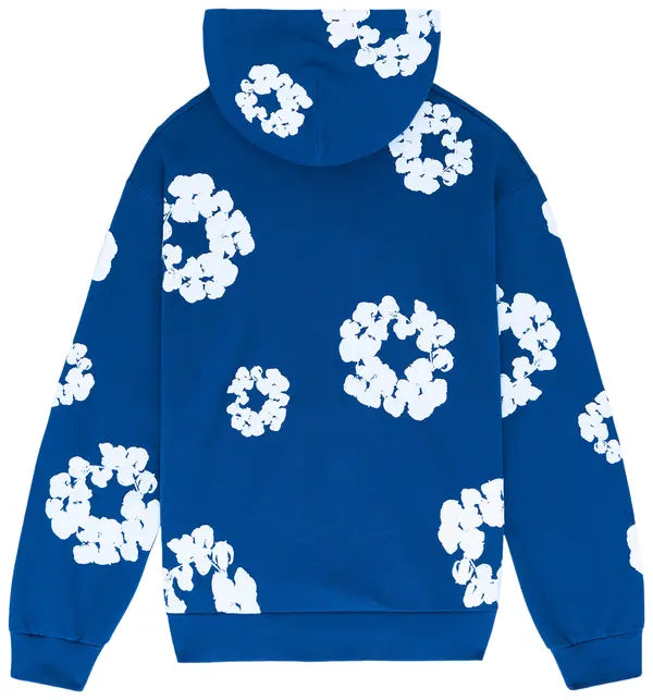 Denim Tears The Cotton Wreath Hoodie - Royal Blue