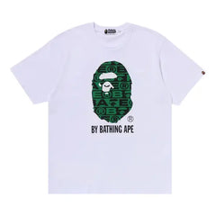 BAPE Store Shibuya Bape 30th Anniversary Ape Head Tee - White/Green