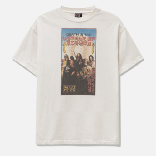 Saint Michael Without Fear Tee - White