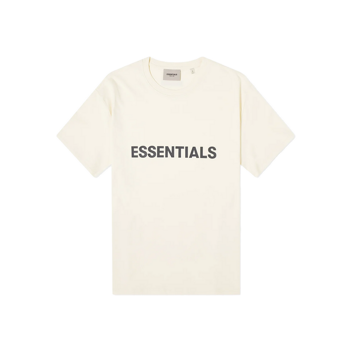 Cream Front Logo Tee