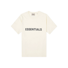 Cream Front Logo Tee