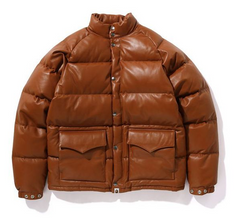 Bape Puffer Brown