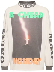 Saint Michael x Saint MX6 Cheap Holiday Cotton T-shirt - White