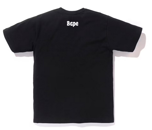 BAPE Brush College Tee - Black