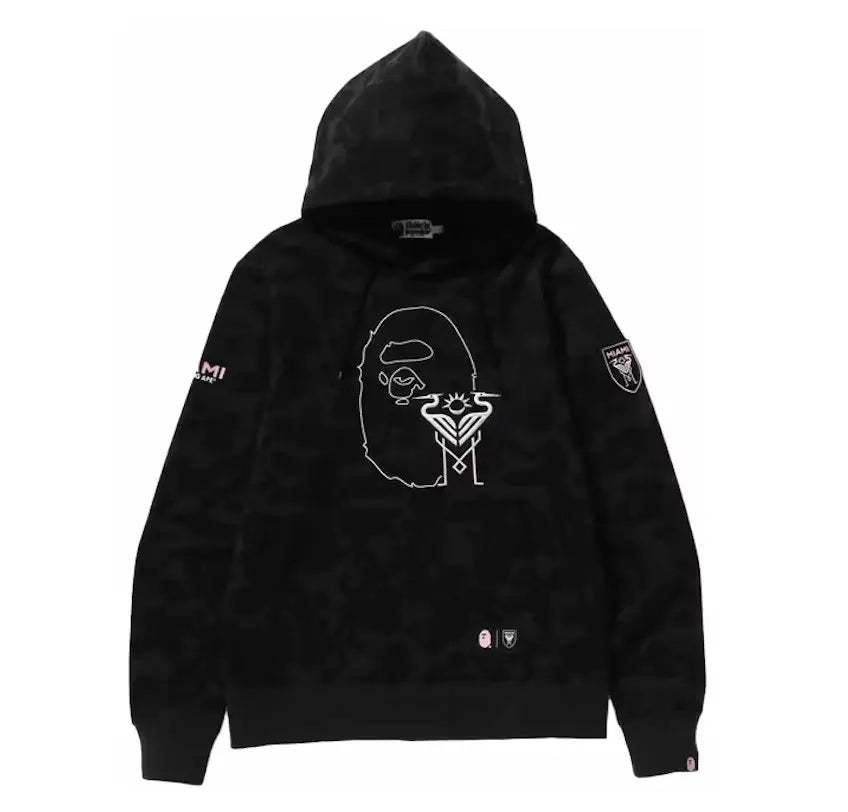 BAPE Miami Pullover Hoodie Black