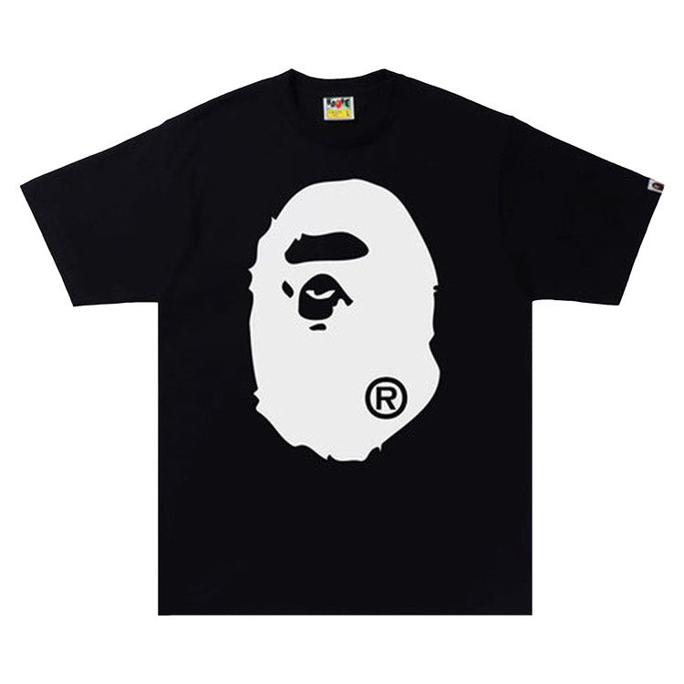 BAPE Bicolor Big Ape Head Tee - Black