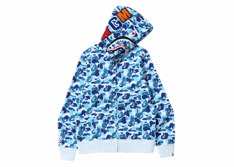 ABC Camo Blue Shark Zip (big camo)