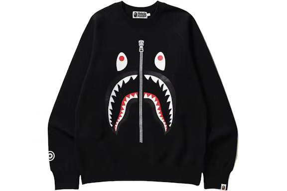 Shark Crewneck Black