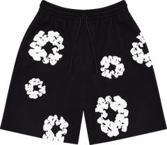 Denim Tears The Cotton Wreath Sweatshorts - Black