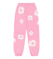 Denim Tears The Cotton Wreath Sweatpants - Pink