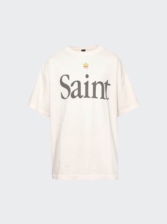 Saint Michael x Heart Saint Tee - Cream