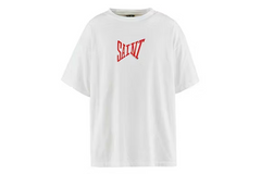 Saint Michael Ribon Saint T-shirt - White/Red