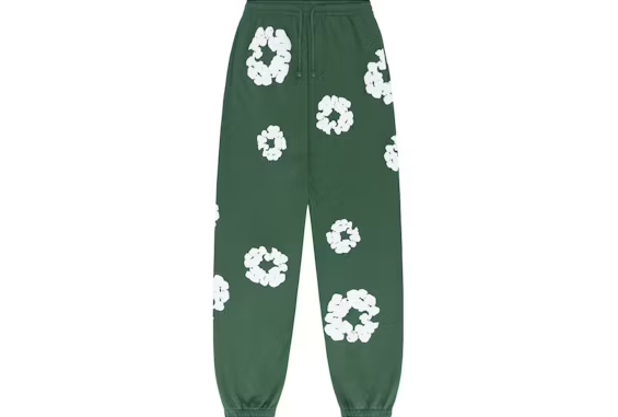 Denim Tears The Cotton Wreath Sweatpants - Green