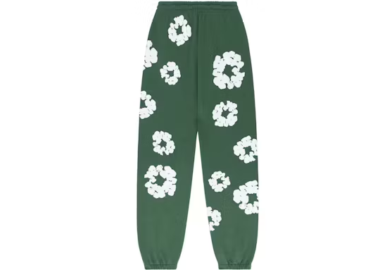 Denim Tears The Cotton Wreath Sweatpants - Green