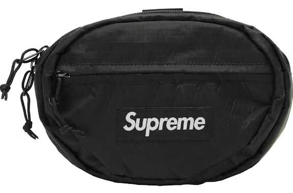 Supreme (FW18B11) Waist Bag - Black