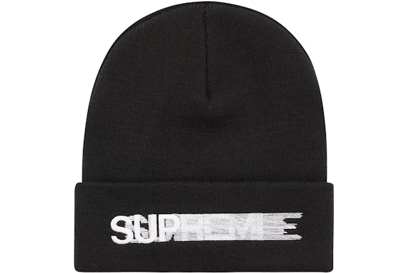 Supreme Motion Logo Beanie (SS23) - Black