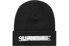 Supreme Motion Logo Beanie (SS23) - Black