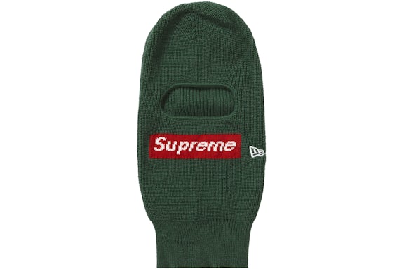 FW21 New Era Box Logo Balaclava - Green/Red