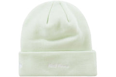 Supreme (FW23) New Era Box Logo Beanie - Lt Green/Lt Green