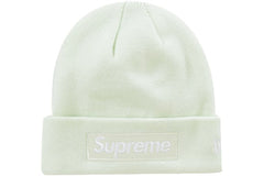 Supreme (FW23) New Era Box Logo Beanie - Lt Green/Lt Green