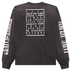 Saint Michael x Tempest L/S Tee - Black