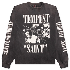 Saint Michael x Tempest L/S Tee - Black