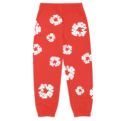 Denim Tears The Cotton Wreath Sweatpants - Red