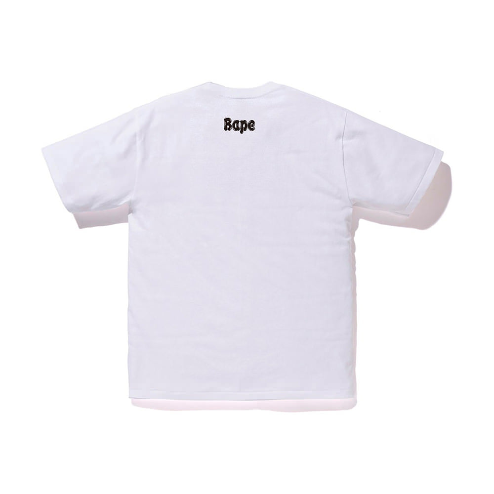 BAPE Brush College Tee - White