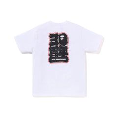 BAPE Store Shibuya Bape 30th Anniversary Ape Head Tee - White/Green