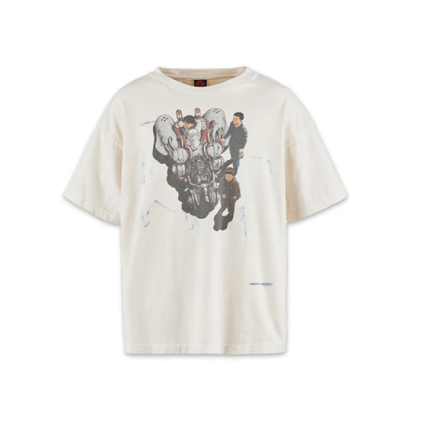 Saint Michael x Freedom Project Bike Tee Vintage - White