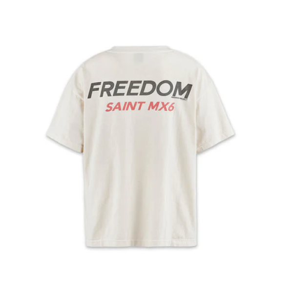 Saint Michael x Freedom Project Bike Tee Vintage - White