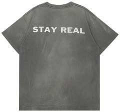 Saint Michael x Stay Real Short Sleeve Tee - Black