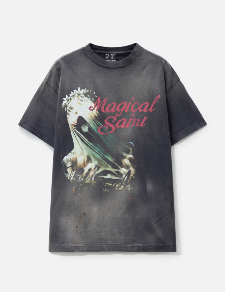 Saint Michael x Magical Saint Tee - Black