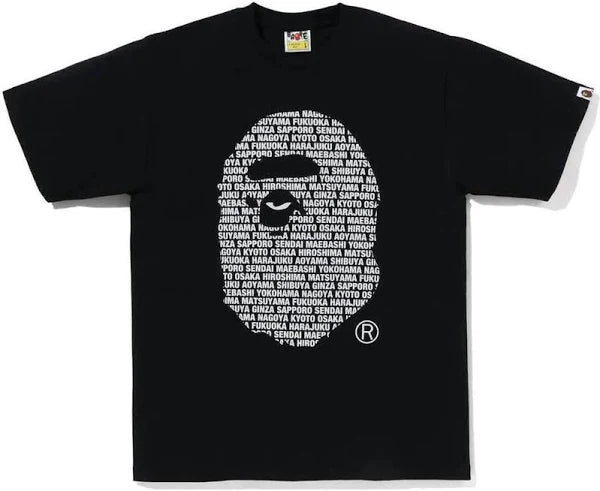 BAPE Japan Ape Head Tee - Black