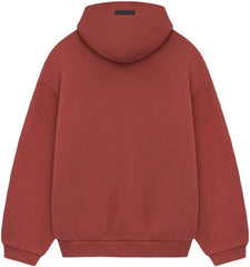 Fear of God Essentials Fleece Hoodie - Crimson