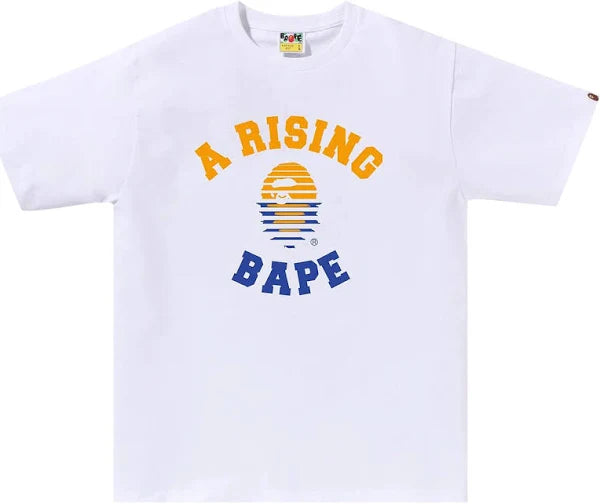 A Rising Bape College Tee - White