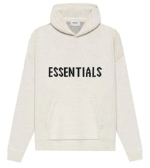 Cream Fear of God Essentials Knit Pullover Hoodie (SS21)