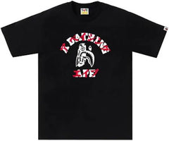 BAPE Tiger Shark Japanese Letter Tee - Black