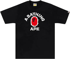 BAPE Brush College Tee - Black