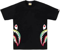 BAPE Gradation Side Shark Tee - Black